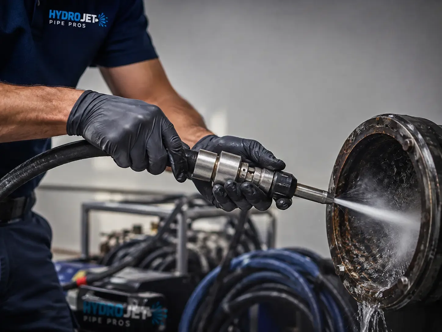 Hydro Jet Pipe Descaling in Branscomb, CA